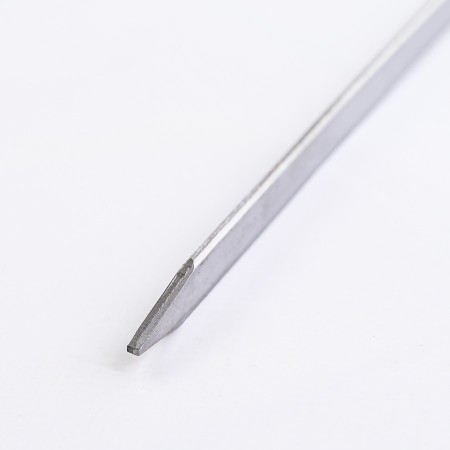 Шампур нержавеющий 670*12*3 мм с деревянной ручкой в Севастополе