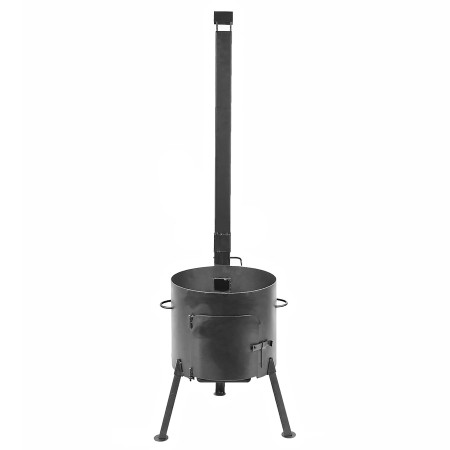 Stove with a diameter of 410 mm with a pipe for a cauldron of 16 liters в Севастополе