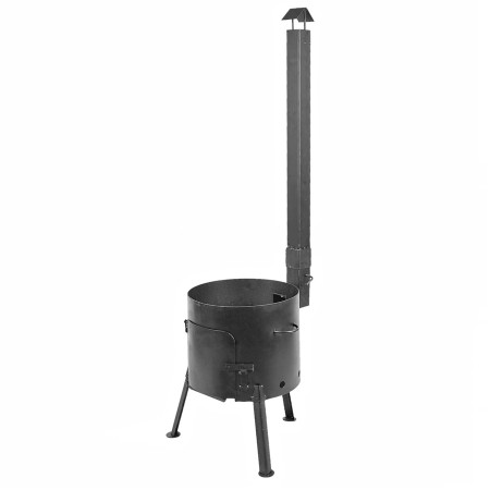 Stove with a diameter of 360 mm with a pipe for a cauldron of 12 liters в Севастополе