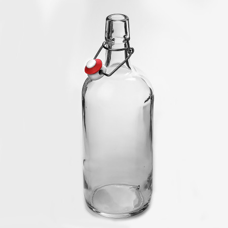 Бутылка бесцветная бугельная 1 литр в Севастополе