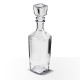 Бутылка (штоф) "Элегант" стеклянная 0,5 литра с пробкой  в Севастополе