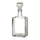 Бутылка (штоф) "Кристалл" стеклянная 0,5 литра с пробкой  в Севастополе